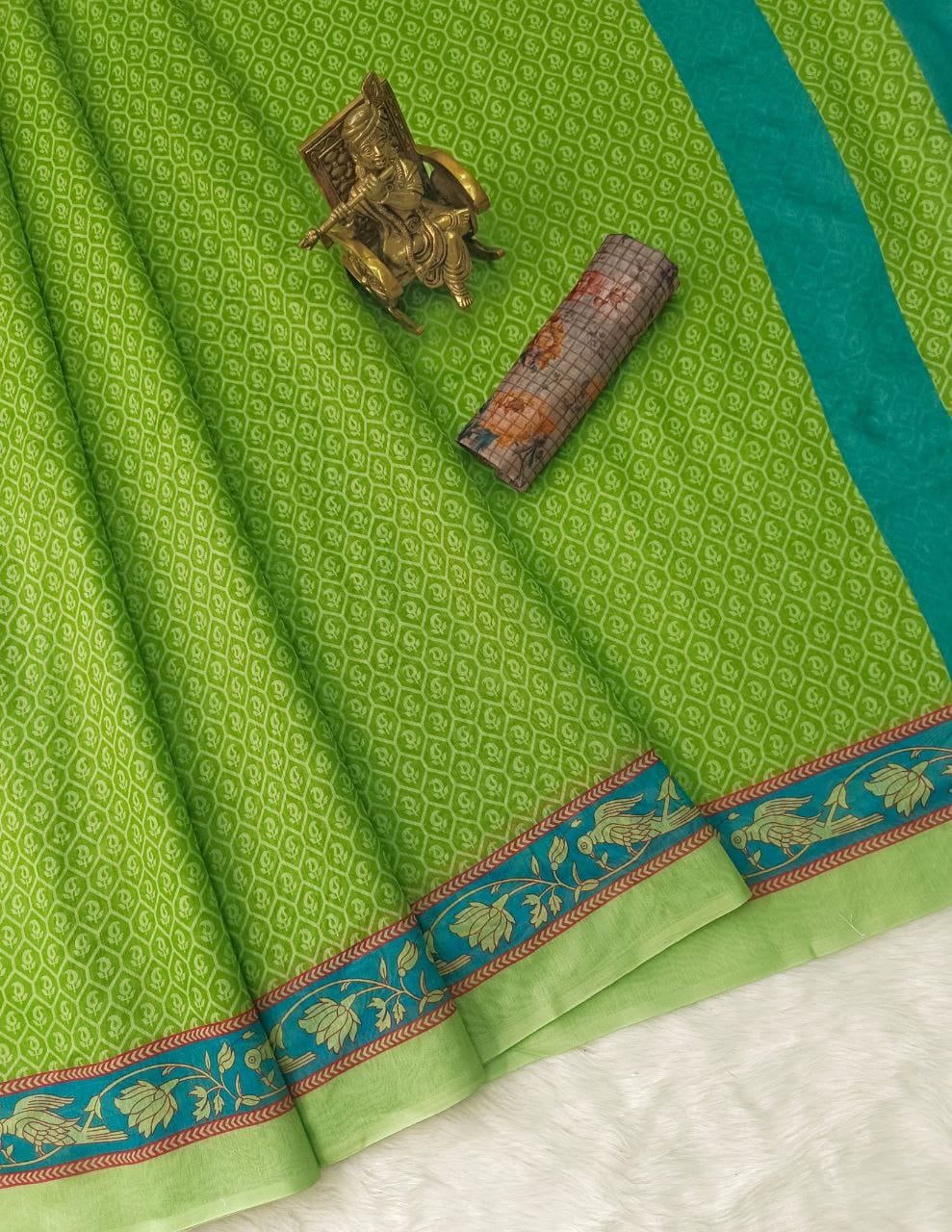 VK 4252 Heavy Chanderi Cotton Printed Wholesale Sarees Suppliers In Mumbai